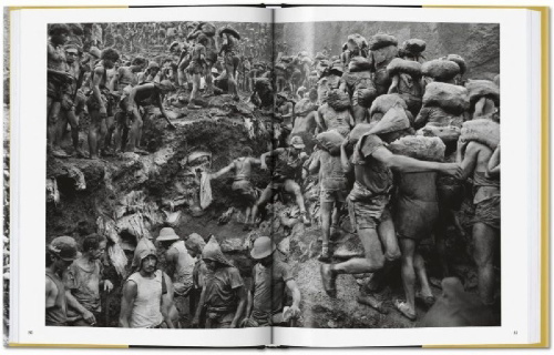 Buchcover und Innenansicht für das Buch: Sebastião Salgado. Gold