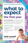 Buchcover und Innenansicht für das Buch: What to Expect the First Year