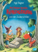 Buchcover und Innenansicht für das Buch: Der kleine Drache Kokosnuss und der Zauberschüler