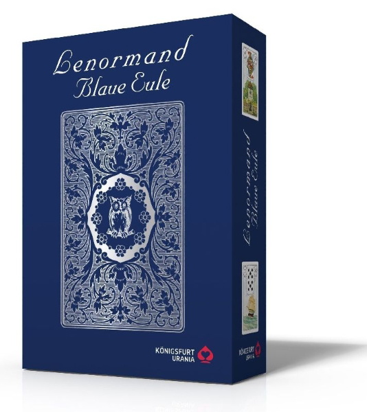 Buchcover und Innenansicht für das Buch: Lenormand Blaue Eule