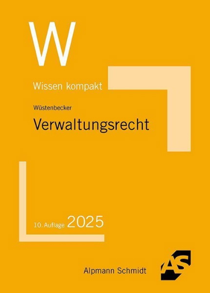 Buchcover und Innenansicht für das Buch: Verwaltungsrecht