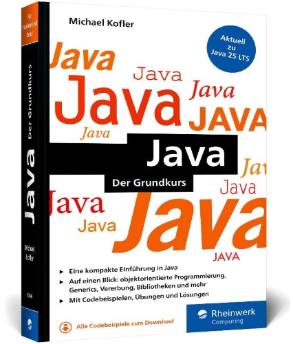 Buchcover und Innenansicht für das Buch: Java
