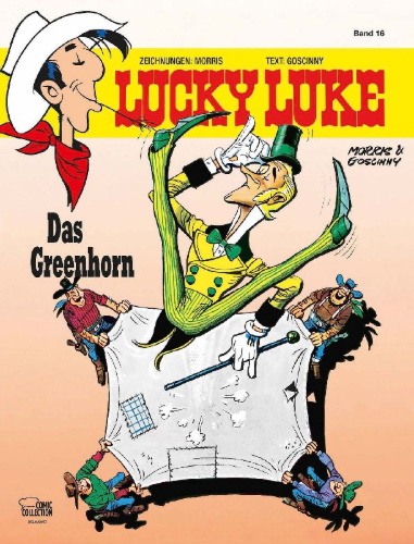 Buchcover und Innenansicht für das Buch: Lucky Luke 2: Le pied tendre