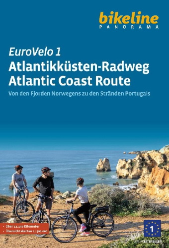 Buchcover und Innenansicht für das Buch: Eurovelo 1 - Atlantikküsten-Radweg Atlantic Coast Route