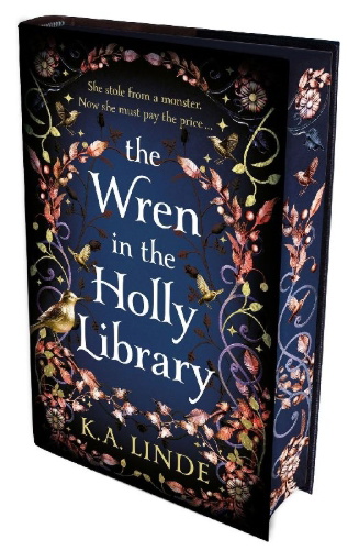 Buchcover und Innenansicht für das Buch: The Wren in the Holly Library