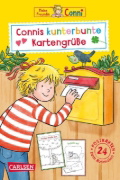 Buchcover und Innenansicht für das Buch: Conni Gelbe Reihe (Beschäftigungsbuch): Connis kunterbunte Kartengrüße