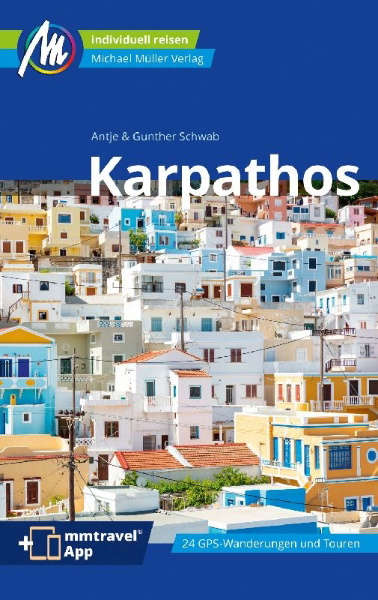Buchcover und Innenansicht für das Buch: MICHAEL MÜLLER Reiseführer Karpathos
