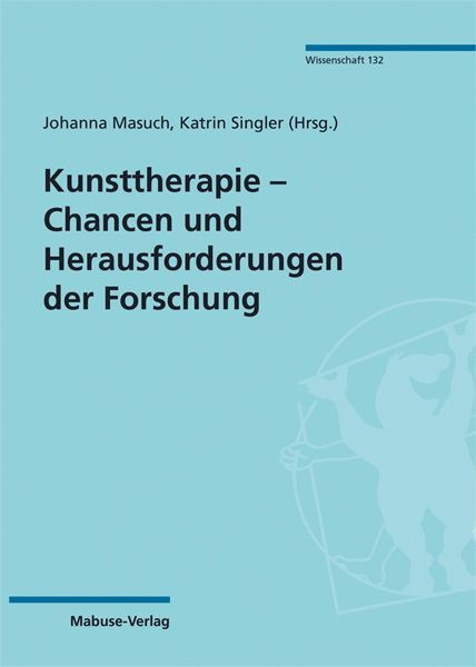 Buchcover und Innenansicht für das Buch: Kunsttherapie - Chancen und Herausforderungen der Forschung
