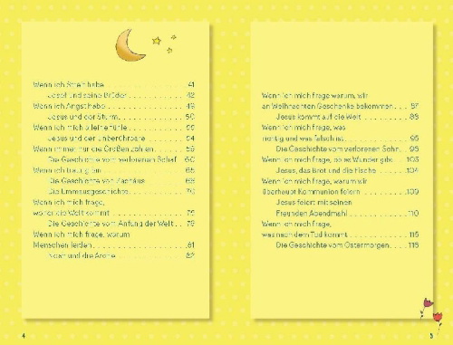 Buchcover und Innenansicht für das Buch: Meine Erstkommunionbibel