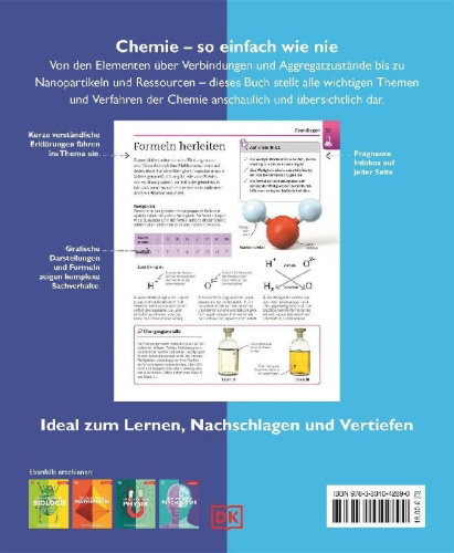 Buchcover und Innenansicht für das Buch: Visuelles Wissen. Chemie