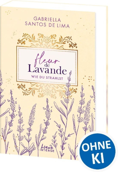 Buchcover und Innenansicht für das Buch: Fleur de Lavande (Band 2) - Wie du strahlst