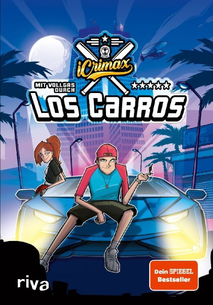 Buchcover und Innenansicht für das Buch: iCrimax: Mit Vollgas durch Los Carros!