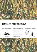 Buchcover und Innenansicht für das Buch: Marbled Paper Designs