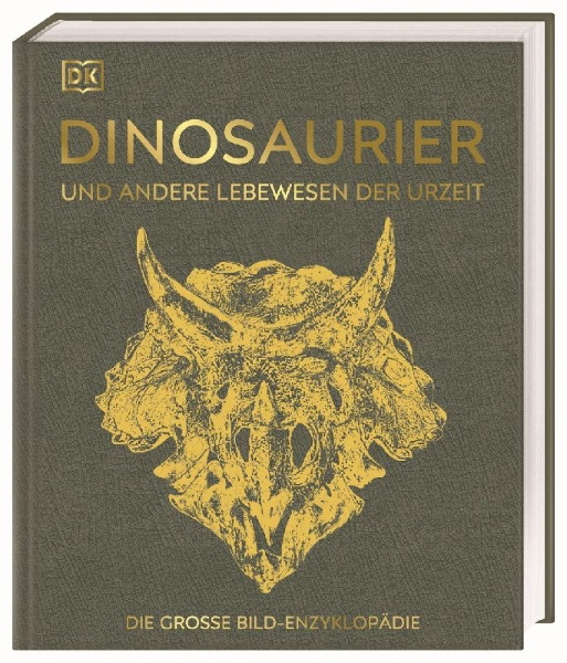 Buchcover und Innenansicht für das Buch: Dinosaurier und andere Lebewesen der Urzeit
