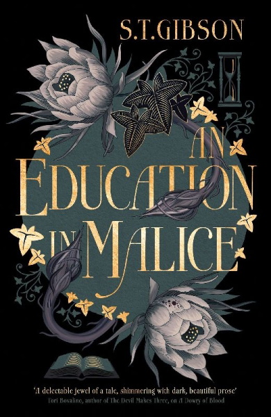Buchcover und Innenansicht für das Buch: An Education in Malice