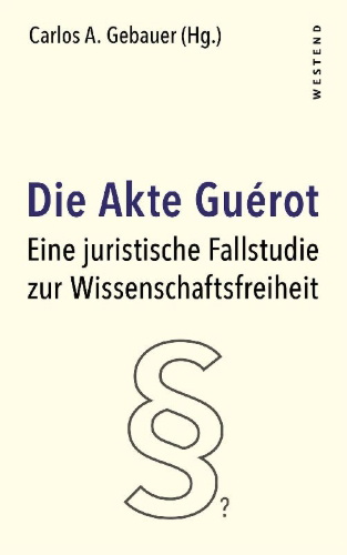 Buchcover und Innenansicht für das Buch: Die Akte Guérot