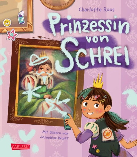 Buchcover und Innenansicht für das Buch: Prinzessin von Schrei