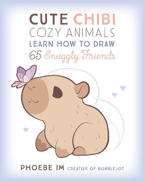 Buchcover und Innenansicht für das Buch: Cute Chibi Cozy Animals