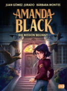 Buchcover und Innenansicht für das Buch: Amanda Black - Una herencia peligrosa