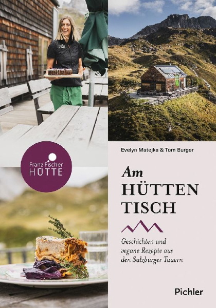 Buchcover und Innenansicht für das Buch: Am Hüttentisch