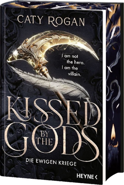 Buchcover und Innenansicht für das Buch: Kissed by the Gods - The Eternal Wars Book 1
