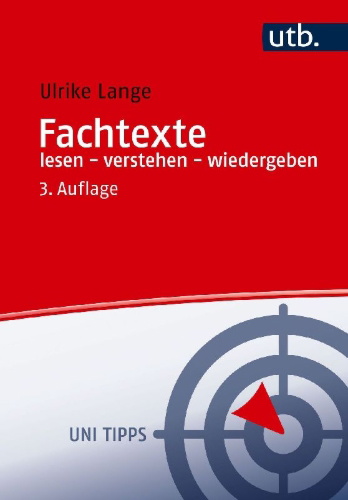 Buchcover und Innenansicht für das Buch: Fachtexte lesen - verstehen - wiedergeben