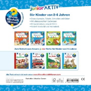 Buchcover und Innenansicht für das Buch: Wieso? Weshalb? Warum? junior AKTIV: Feuerwehr