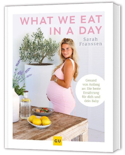 Buchcover und Innenansicht für das Buch: What we eat in a day