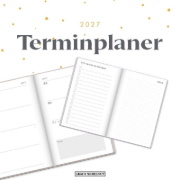 Buchcover und Innenansicht für das Buch: Terminplaner 2027 Eine Brise Meer