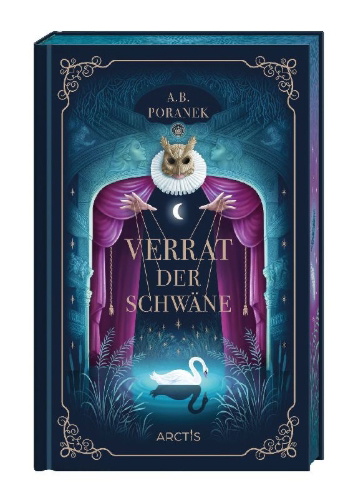 Buchcover und Innenansicht für das Buch: A Treachery of Swans