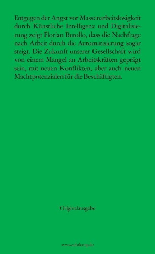 Buchcover und Innenansicht für das Buch: Das knappe Gut Arbeit