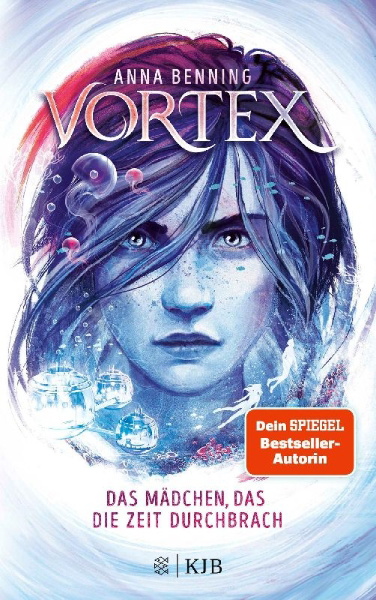 Buchcover und Innenansicht für das Buch: Vortex - Das Mädchen, das die Zeit durchbrach