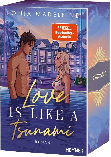 Buchcover und Innenansicht für das Buch: Love is like a Tsunami