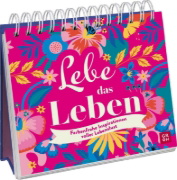 Buchcover und Innenansicht für das Buch: Lebe das Leben