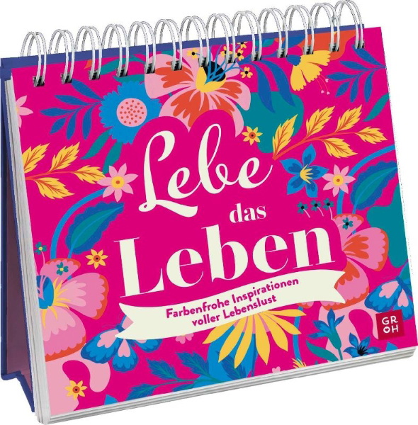 Buchcover und Innenansicht für das Buch: Lebe das Leben