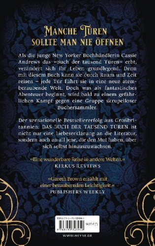 Buchcover und Innenansicht für das Buch: Das Buch der tausend Türen