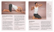 Buchcover und Innenansicht für das Buch: Yoga für den Rücken (mit DVD)