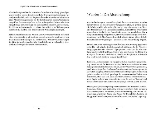 Buchcover und Innenansicht für das Buch: Steuern steuern mit Immobilien