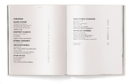 Buchcover und Innenansicht für das Buch: The Watch Book Rolex