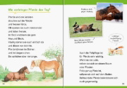 Buchcover und Innenansicht für das Buch: Wieso? Weshalb? Warum? Erstleser, Band 6: Pferde