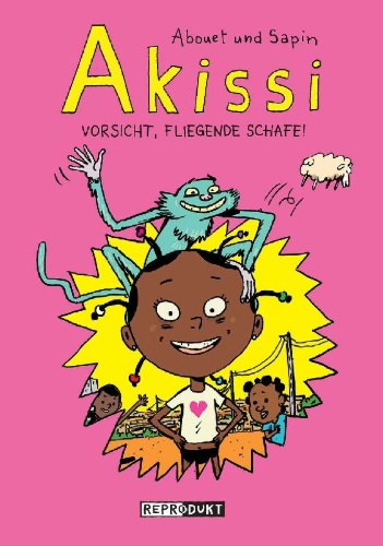 Buchcover und Innenansicht für das Buch: Akissi