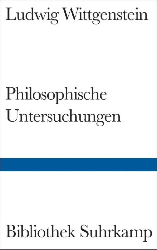 Buchcover und Innenansicht für das Buch: Philosophische Untersuchungen