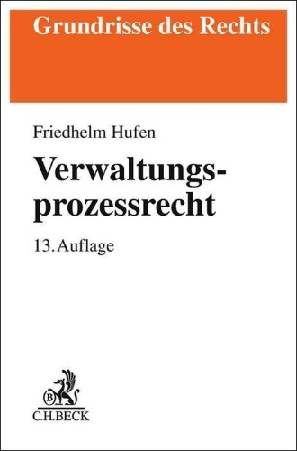Buchcover und Innenansicht für das Buch: Verwaltungsprozessrecht