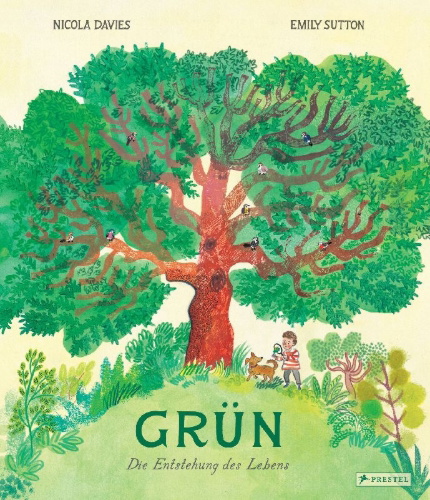 Buchcover und Innenansicht für das Buch: Green: The Story of Plant Life on Our Planet
