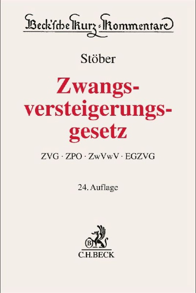 Buchcover und Innenansicht für das Buch: Zwangsversteigerungsgesetz. ZVG