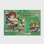 Buchcover und Innenansicht für das Buch: Rock Lee no Seishun Full Power Ninden
