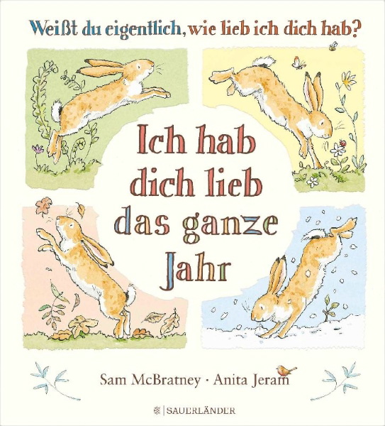 Buchcover und Innenansicht für das Buch: Guess How Much I Love You All Year Round
