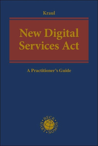 Buchcover und Innenansicht für das Buch: New Digital Services Act