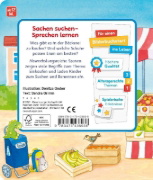 Buchcover und Innenansicht für das Buch: Mein erstes Sachen suchen: Beim Einkaufen