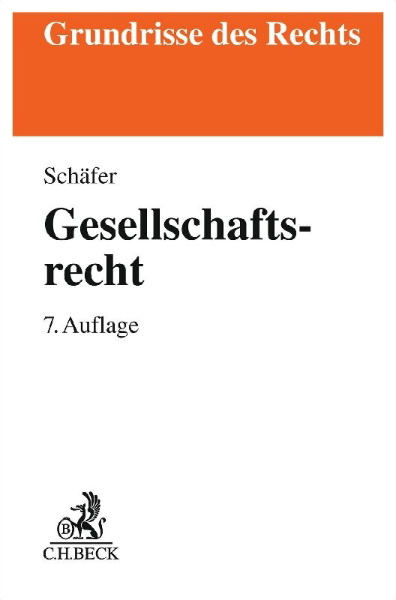 Buchcover und Innenansicht für das Buch: Gesellschaftsrecht